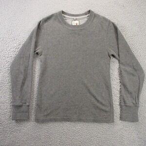 Relwen Sweatshirt Mens size‎ XS Knit Thermal Crew Long Sleeve Huckberry